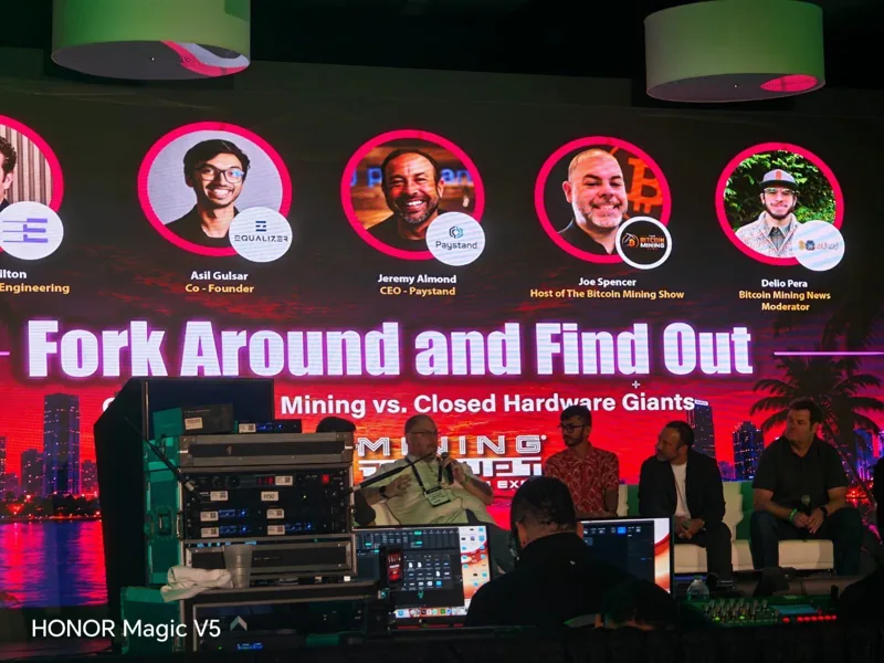 Panel discussion at Mining Disrupt