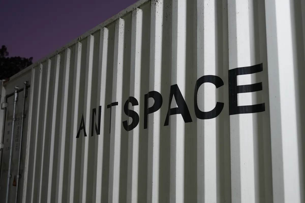 ANTSPACE hydro mining container exterior